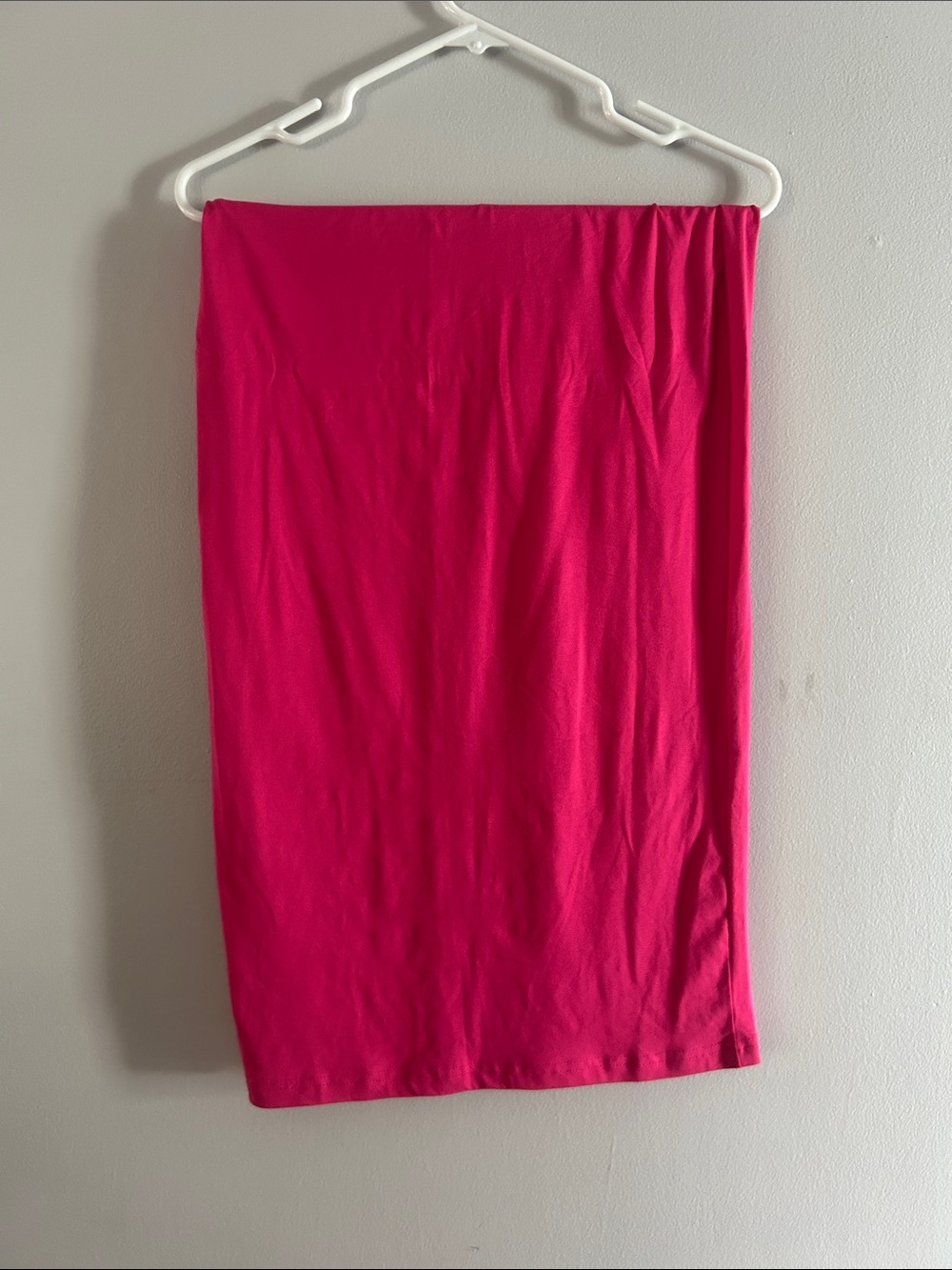SHEIN Hot Pink Tube Skirt
